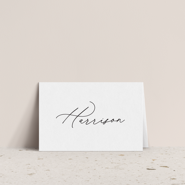 Place Card - Modern Cursive Name