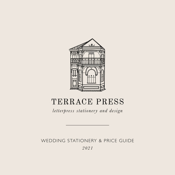 2021 Wedding Stationery Price Guide - Terrace Press