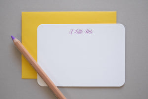A Little Note - Calligraphy - Terrace Press